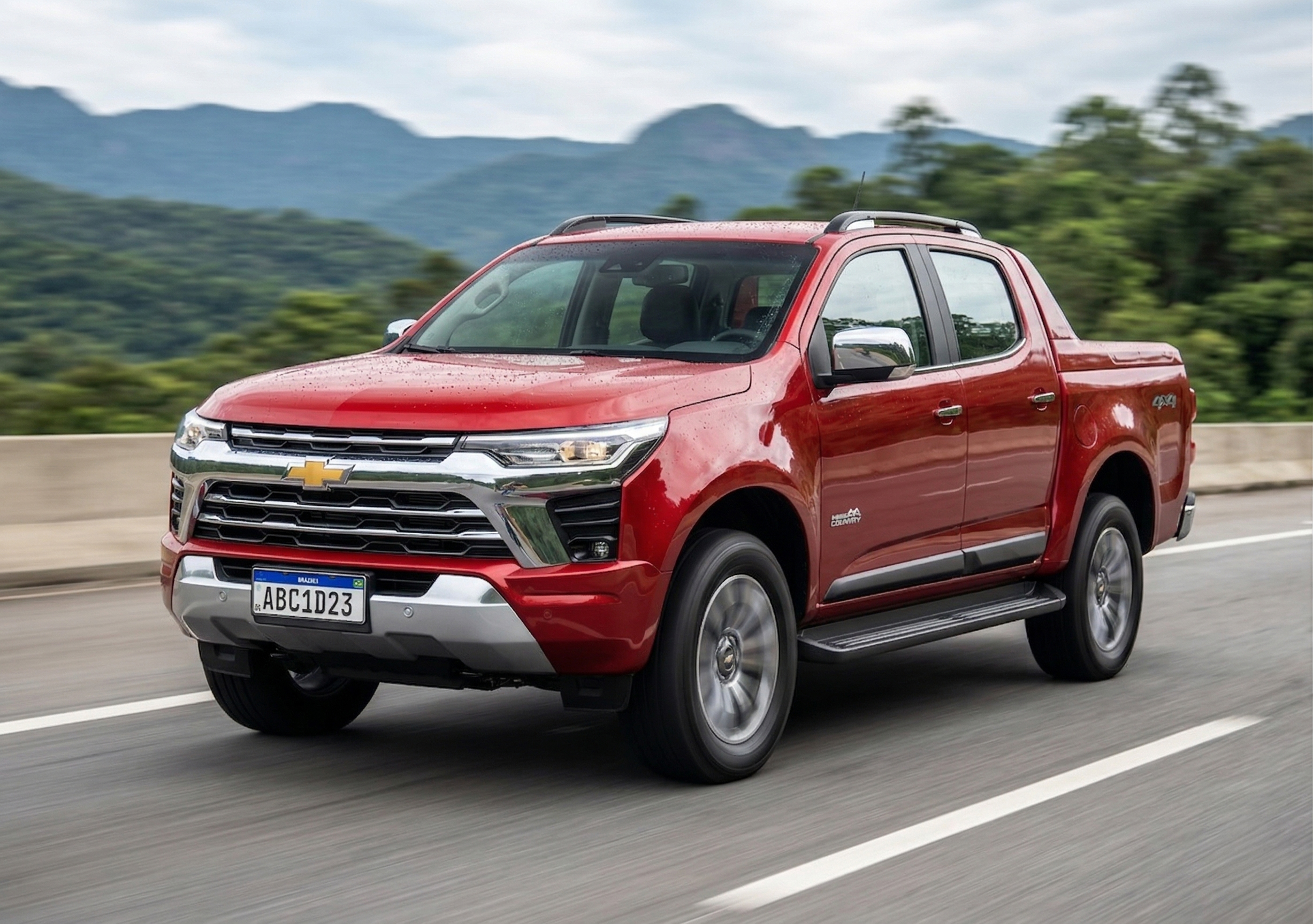 Carro da Chrevolet S10 rodando com o Piggyback da Tork One.